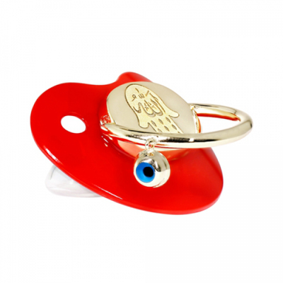   Allah(C.C.) yazılı el figürü Altın Emzik