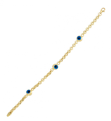 Üçlü Göz Boncuklu Bileklik