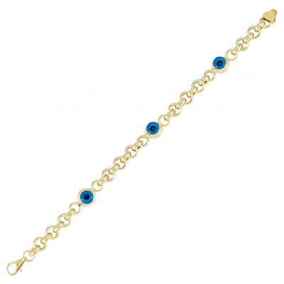 Kalın Zincirli Altın Bileklik