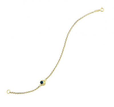 Çift Taraflı Tekli Altın Bileklik