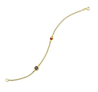 Nazar Boncuğu ve Uğur Böceği Bileklik