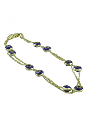 Nazar Boncuklu Altın Bileklik