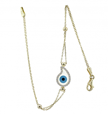 Yamuk Göz Motifli Bileklik