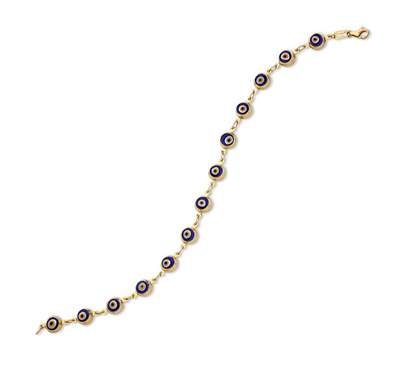 Sıralı Seramik Taşlı Altın Bileklik