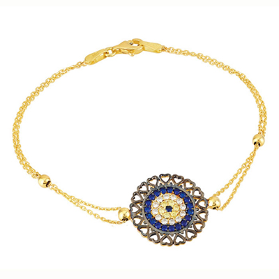 Kalp Yapraklı Sinyora Bileklik