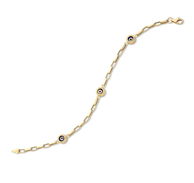 Yuvarlak Nazar Boncuklu Bileklik