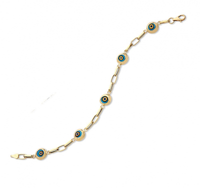 Turkuaz Nazar Boncuklu Billeklik