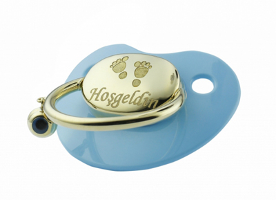 Ayaklar Desenli - Mavi