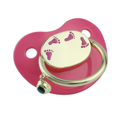 Ayaklar Desenli Altın Emzik