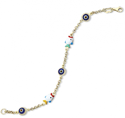 Beyaz Balık Altın Çocuk Künyesi