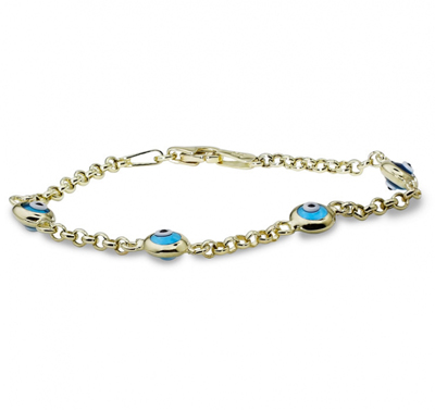 4 Boncuklu Altın Künye