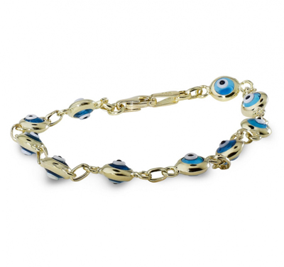 10 Boncuklu Altın Künye