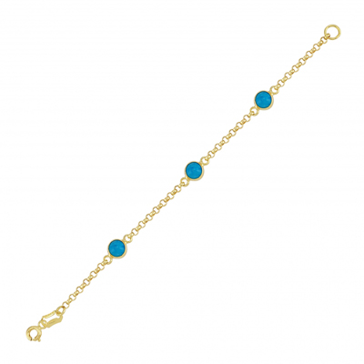 Mavi Çocuk Bilekliği