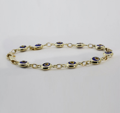 10 Boncuklu Altın Künye