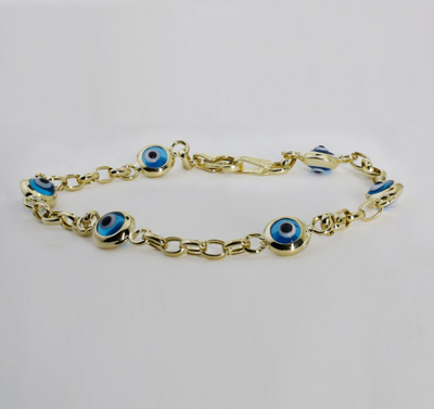 6 Turkuaz Boncuklu Künye