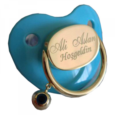  İsim Yazılı Altın Emzik