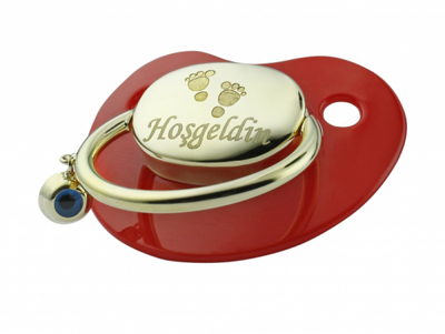 Ayaklar Desenli - Kırmızı