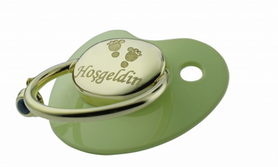 Ayaklar Desenli - Yeşil