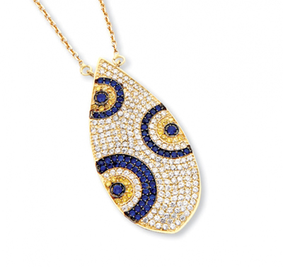 Altın Sinyora Damla Kolye