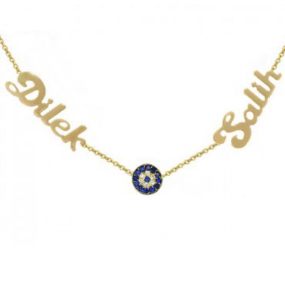 Sinyoralı 2 İsimli Altın Kolye