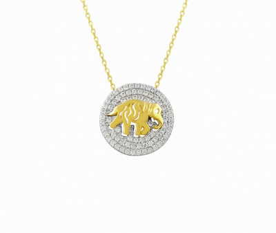 Yürüyen Fil Altın Kolye