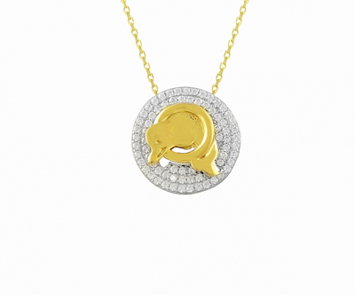 Halka İçinde Yunus Altın Kolye