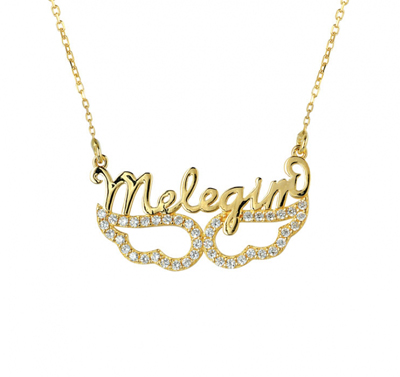 Meleğim yazan Altın Kolye