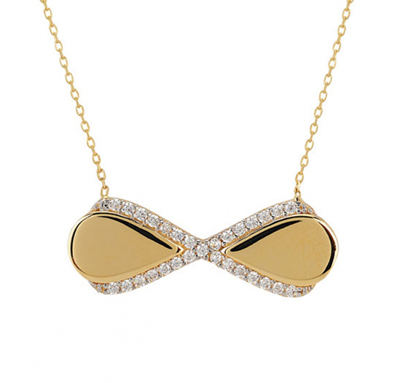 Harf Yazılabilen Sosuzluk Altın Kolye