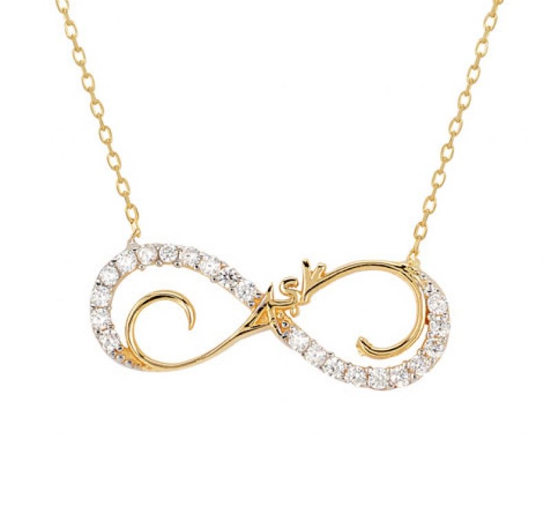 Sonsuzluk Altın Kolye