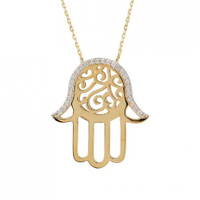 Altın Fatmanın Eli Kolye