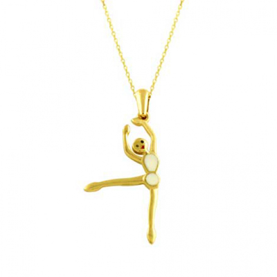Balerin Kız Altın Kolye