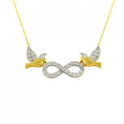 Sonsuzluk Taşıyan Kuşlar Kolye