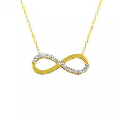 Sonsuzluk Altın Kolye