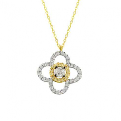 Çiçek Altın Kolye