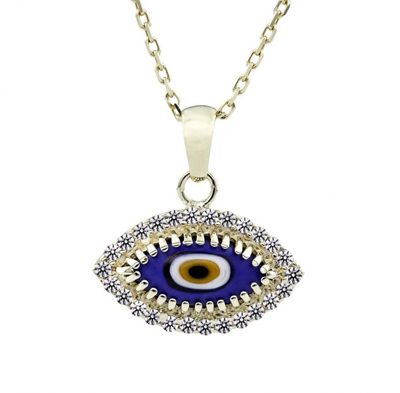 Badem Gözlü Altın Kolye