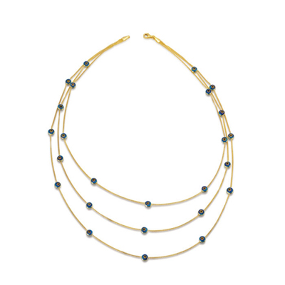 3 Zincirli Altın Kolye