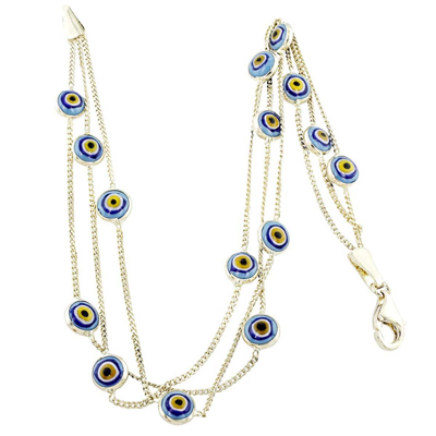 Üçlü Seramik Taşlı Tifany Bileklik