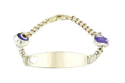 Kuşgözlü ve Fil Motifli  Çocuk Bileklik