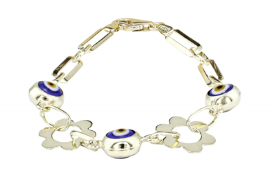 Kuşgözü Motifli Papatya Halloy Bileklik