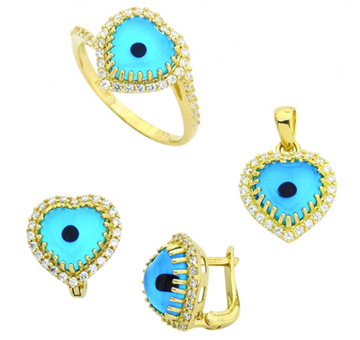 Kalp Motifli Atın Takım