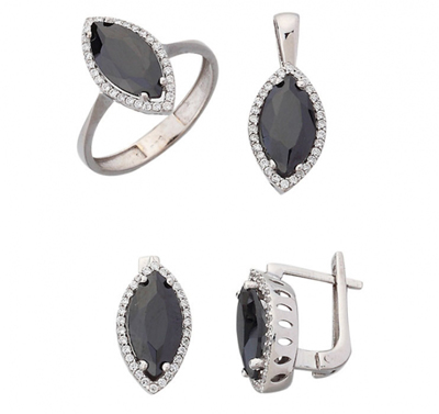 Siyah Markiz Altın Takım