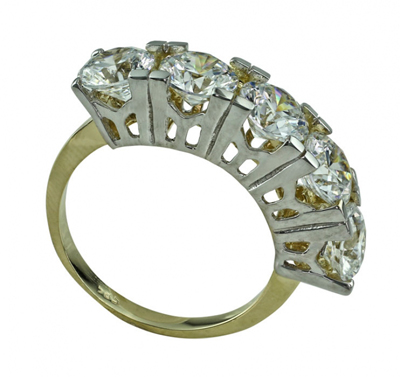 Altın Beştaş Yüzük