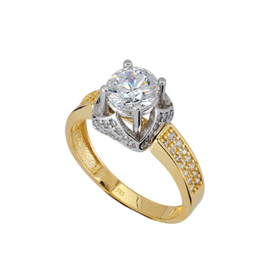 Swarovski Altın Tektaş