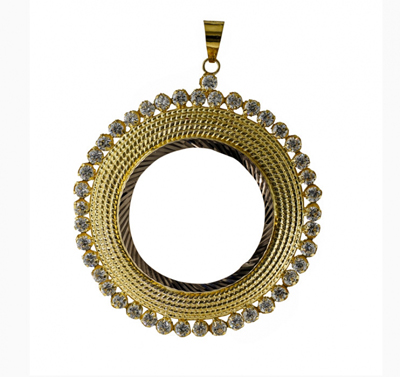 Ziynet Altın Çerçeve Kolye