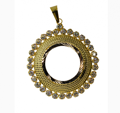 Ziynet Altın Çerçeve Kolye