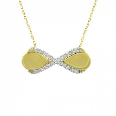 Altın Küçük Sonsuzluk Kolyesi