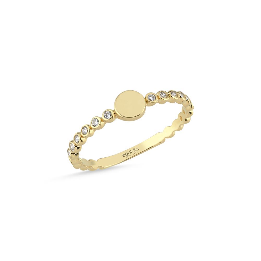 Oval Taşlı Yüzük