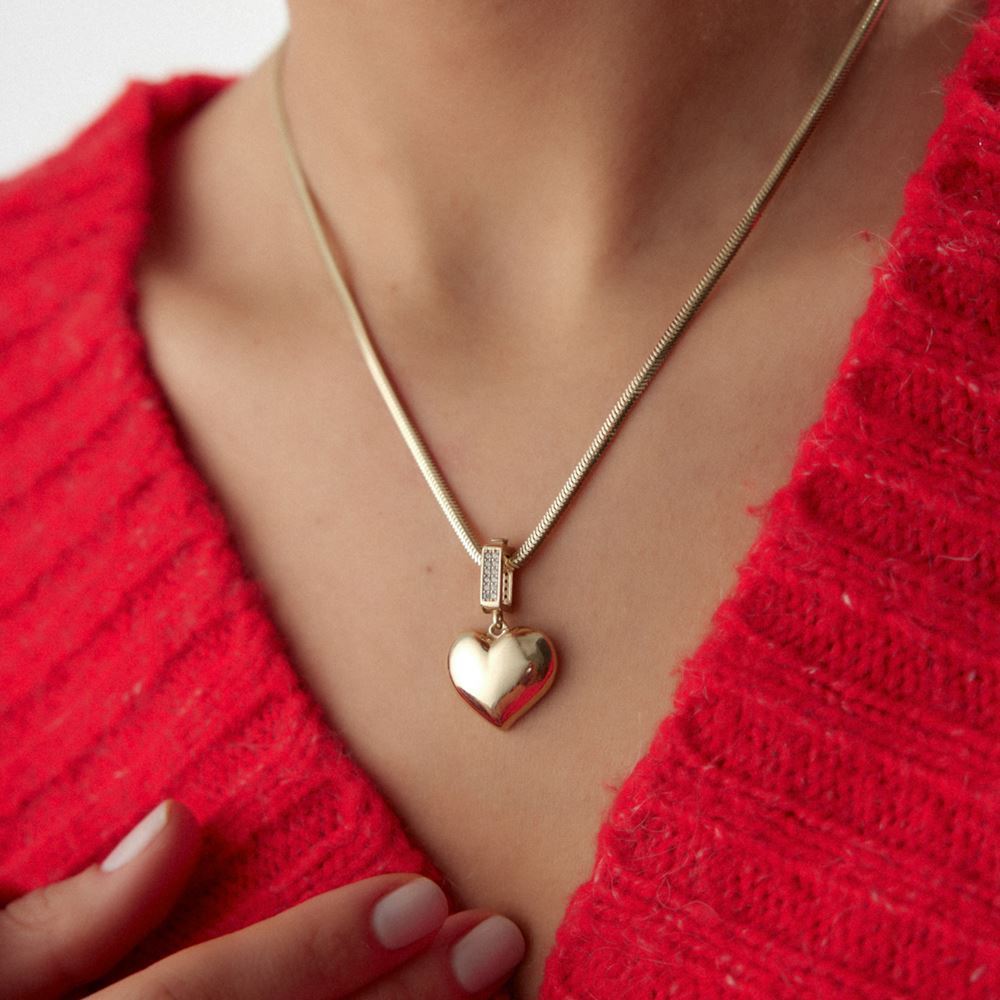 Kalp Charm Kolye Ucu