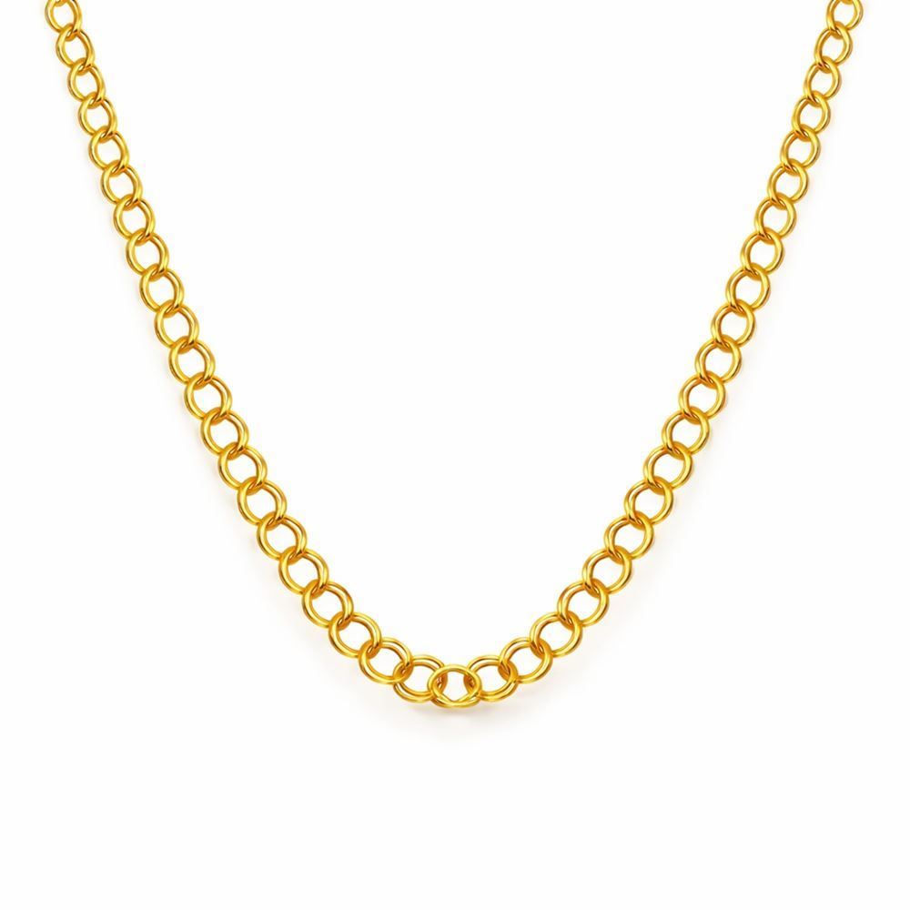 22 Ayar Samanyolu Altın Zincir 55 cm Modern Kolye